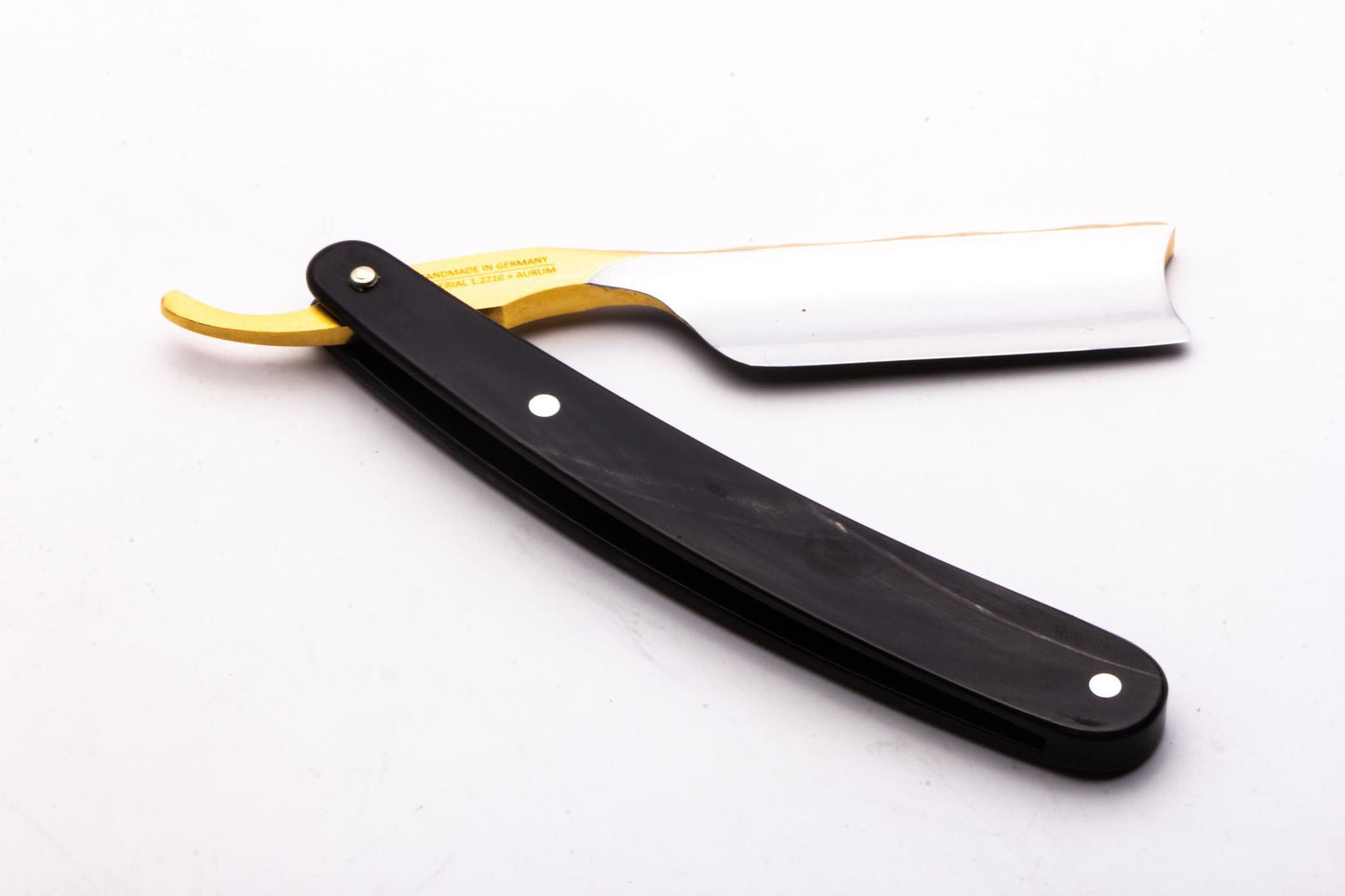 6/8" Dovo 3 Bergischer Lowe Straight Razor | Horn Scales