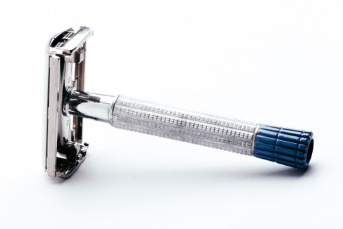 1955 A2 Gillette Blue Tip Light TTO Super Speed Safety Razor | Original Condition