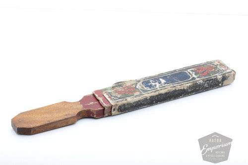 11/16" Sheffield Civil War Era Original Black Horn Straight Razor