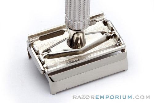 1953 Gillette President DE Safety Razor Set - Original Rhodium + Nickel Finish