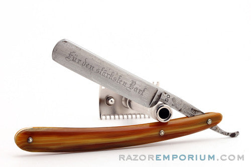 9/16'' Tennis 50 Round Point Shave Ready Straight Razor | Solingen, Germany