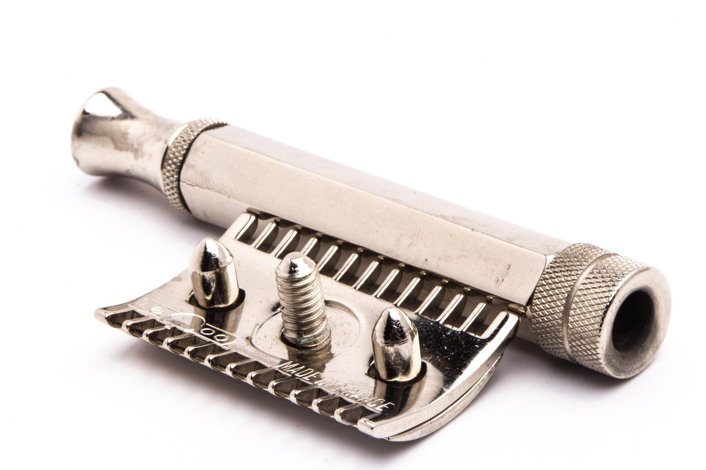 1900's Le Coq Open Comb Safety Razor | Factory Nickel Revamp