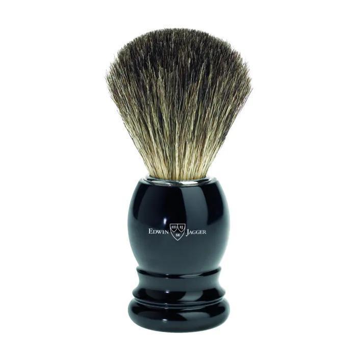 Edwin Jagger | 81P26 Imitation Ebony shaving brush (Pure Badger)