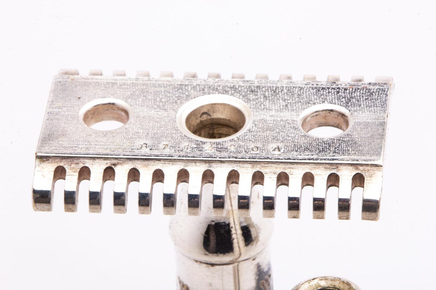 1922 Gillette Silver NEW Bostonian DE Safety Razor in Original Metal Case | Original Condition