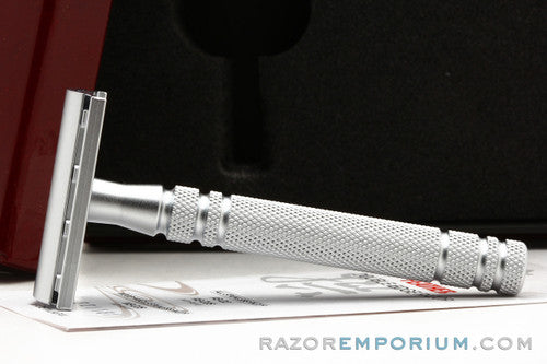 Feather All Stainless Steel Double Edge Safety Razor | AS-D2