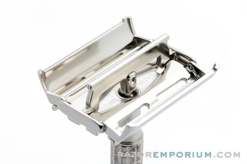 1960 Gillette Flair Tip DE Super Speed Safety Razor A3 Factory Nickel Revamp