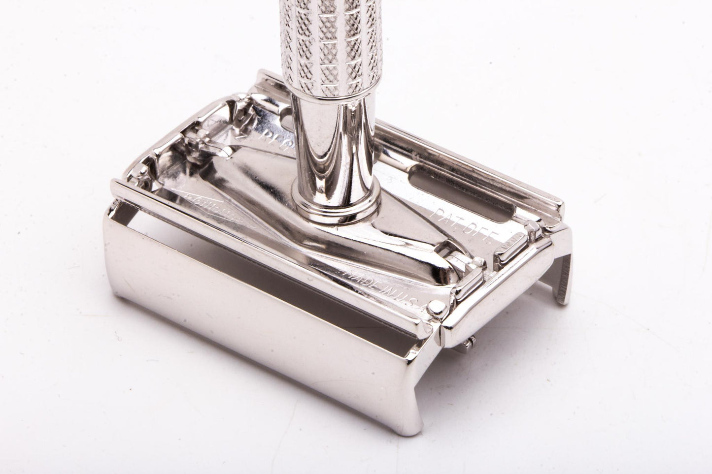 1954 Z3 Gillette Flare Tip Super Speed TTO Safety Razor | Rhodium Revamp