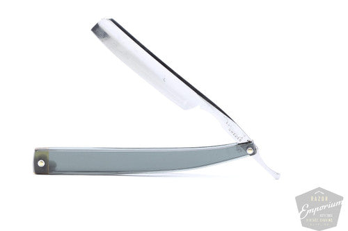 9/16'' Klas Tornblom Faux Frameback Smokey Acrylic Straight Razor