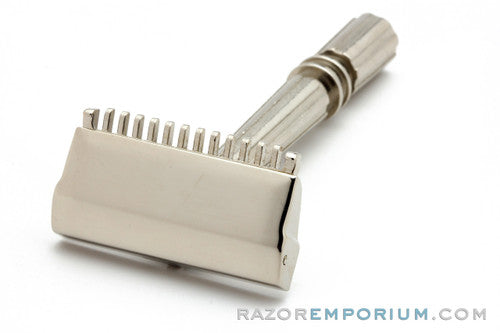 1930s Gem Micromatic TTO Single Edge Safety Razor Factory Nickel