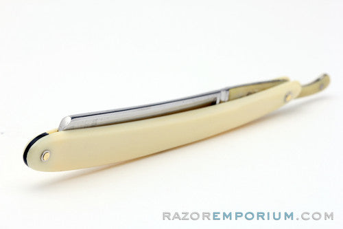 9/16" H. Boker & Co. Round Point | Original Scales Straight Razor Solingen, Germany