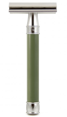 Edwin Jagger | Smooth 3ONE6 Stainless Steel Double Edge Safety Razor - Green