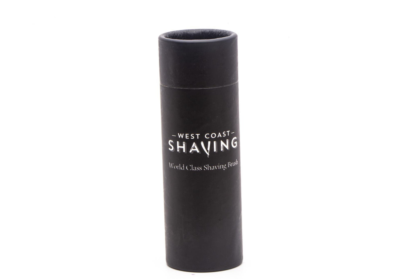 West Coast Shaving Cardboard Brush Tube