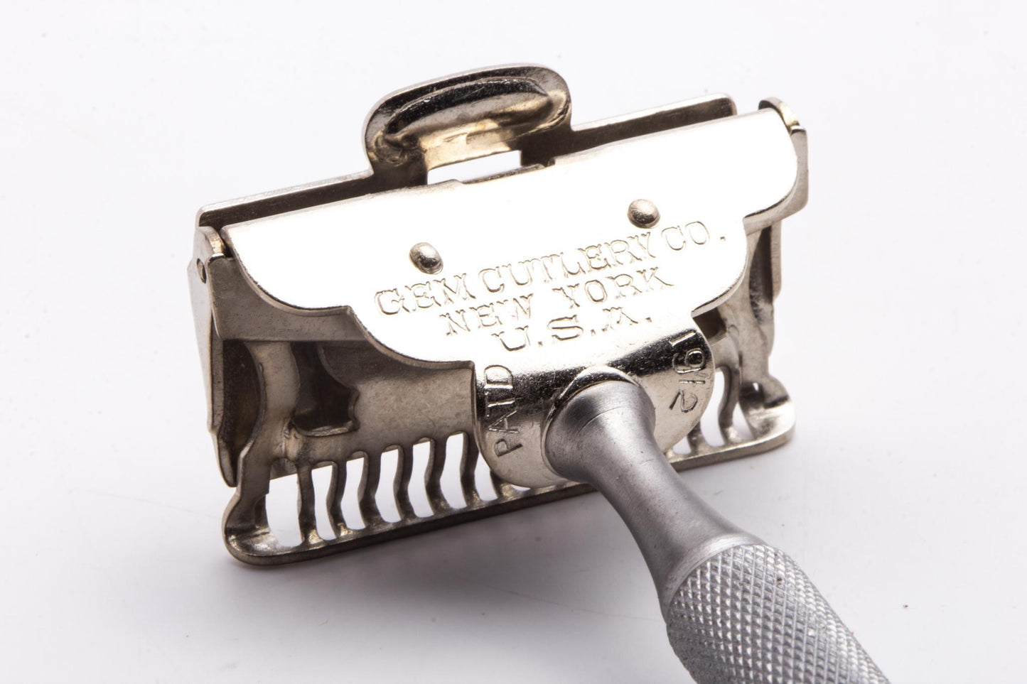 1930's Gem 1912 Style Damaskeene Single Edge Safety Razor | Original Condition