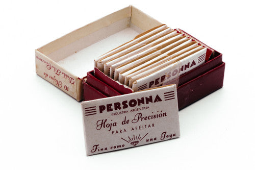 NOS Personna Diamond Blades - Made in Argentina - Double Edge Razor Blades