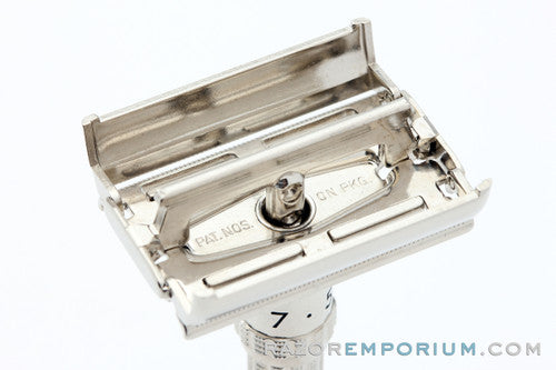 1964 Gillette Slim Adjustable TTO Safety Razor Set J4