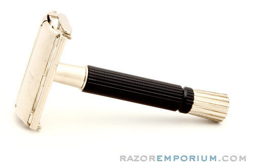 1979 Z1 Gillette Black Handle Super Speed Safety Razor