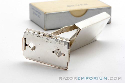 1950's Travalong Folding Double Edge Travel Safety Razor