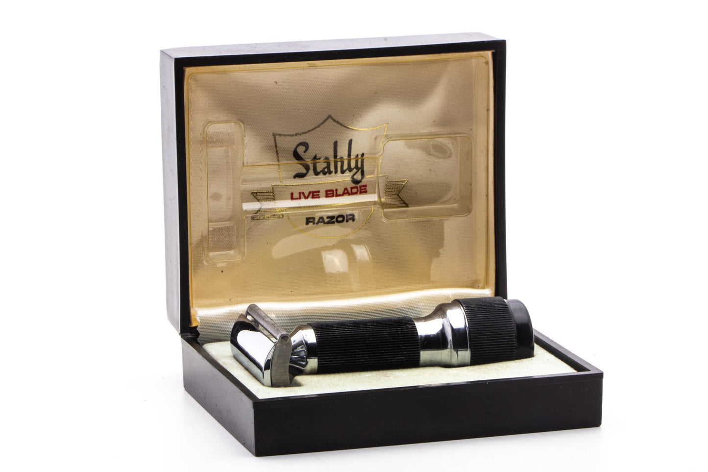 Stahly Live Blade Wind-Up Vibrating DE Safety Razor With Box | Original Condition