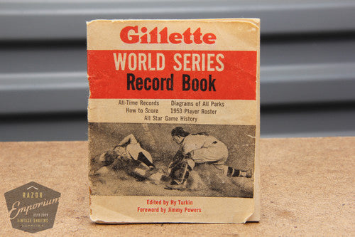Gillette World Series Record Book- 1953 Edition- Powers