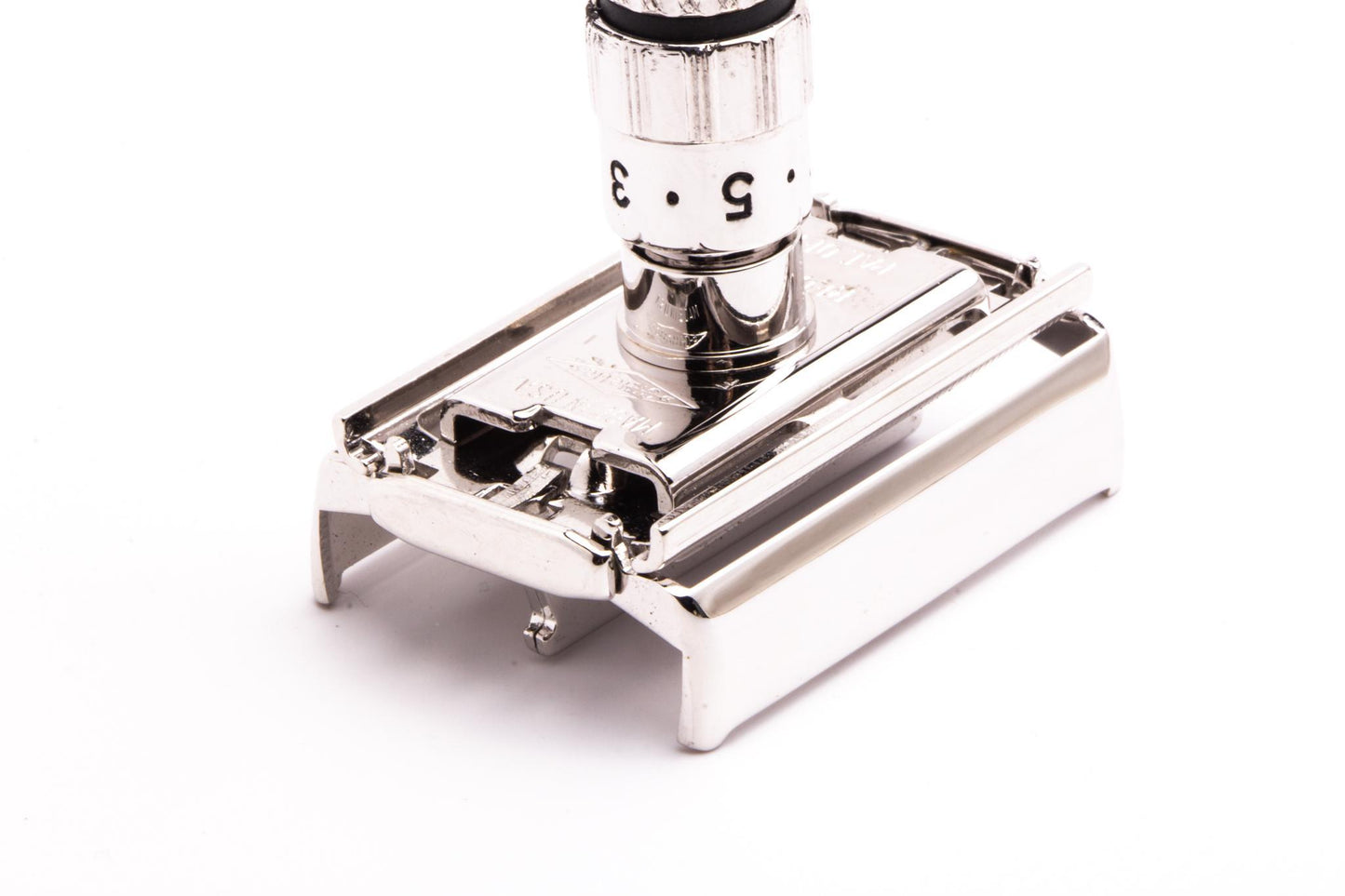 1959 E1 Gillette Fatboy Adjustable Double Edge Safety Razor | Rhodium Revamp