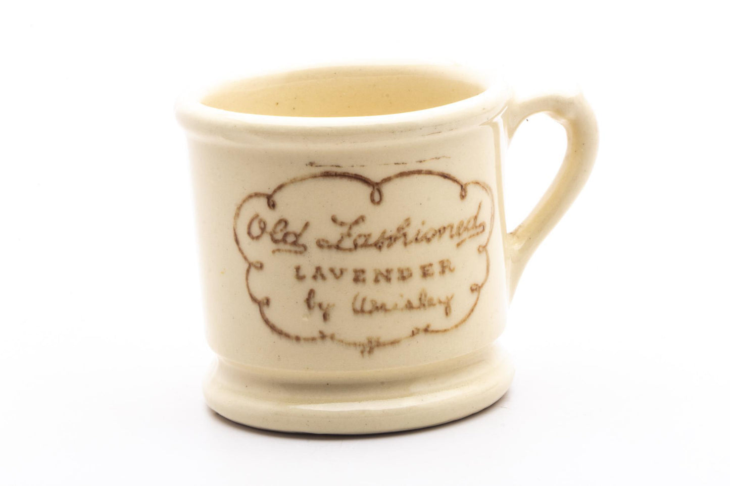 Vintage Hand Painted "Old Fashioned Lavender" By Wrisley Shaving Mug