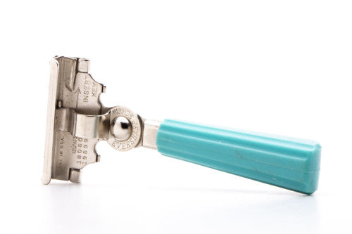 1950's Schick Eversharp Single Edge Injector Safety Razor | Factory Nickel Revamp