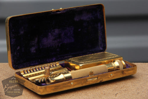 Gillette 1930's Pocket Edition - New DE Razor Set