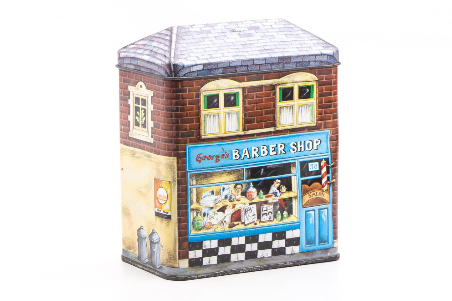 George's Barber Shop Shaving Set Tin