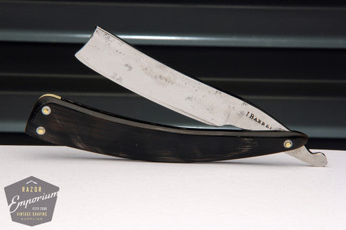 7/8" I. Barber Stub Tail Wedge w/ Custom Horn Scales | Sheffield, England