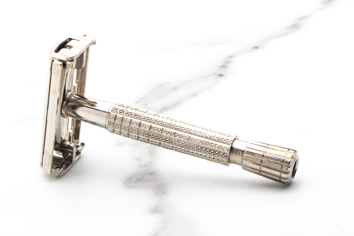 1940's Gillette Flare Tip British Rocket DE Safety Razor Set | Original Condition