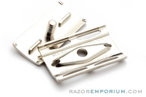 1939-47 Gillette Fat Handle Tech 3 Piece Safety Razor Set