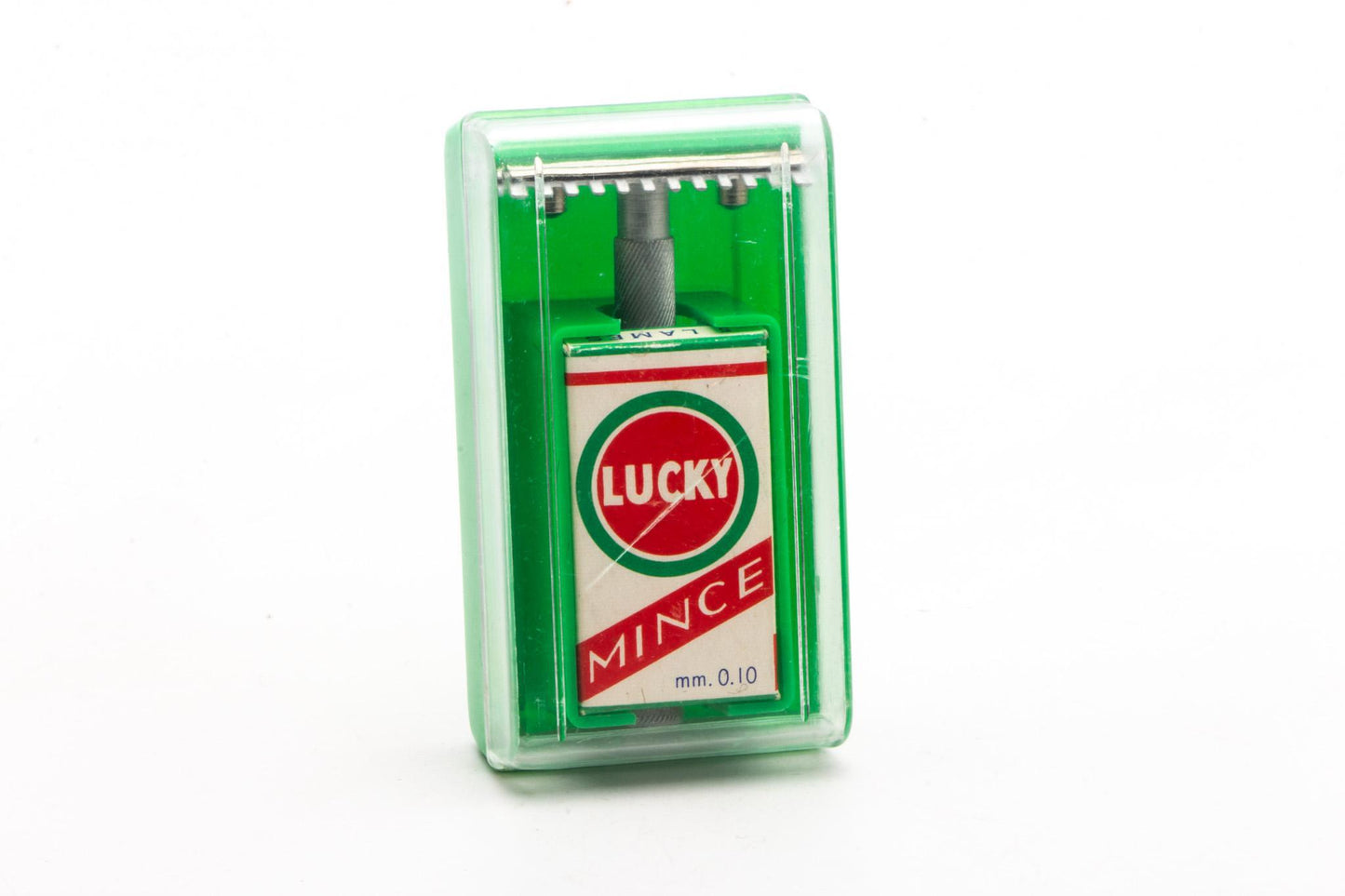 Vintage Lucky Mince Double Edge Safety Razor Set | Original Condition