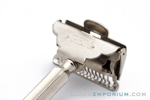 1930s Gem Single Edge Safety Razor | Factory Nickel Revamp