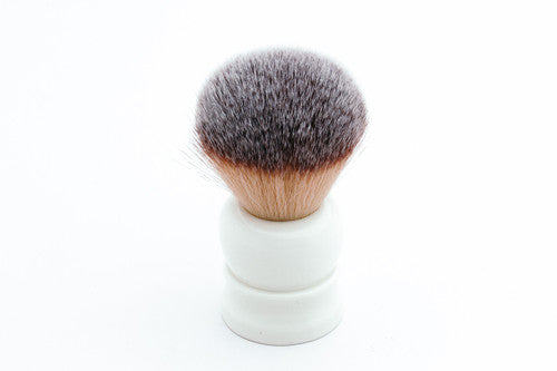Fine Accoutrements | Stout Angel Hair All White Shave Brush