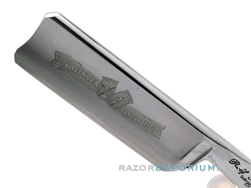7/8" Ralf Aust Spanish Tip Straight Razor | Horn Scales