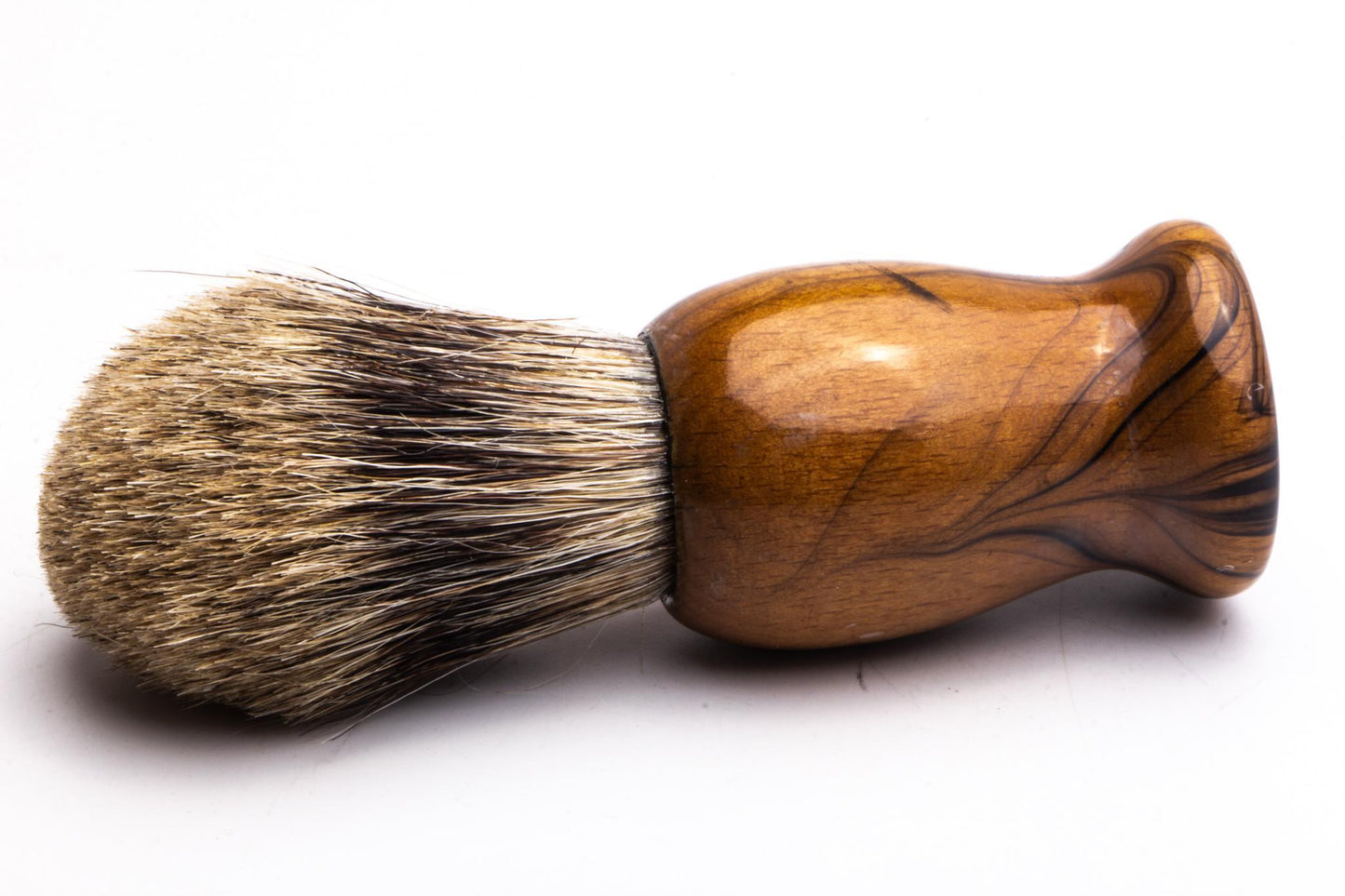 Vintage Restored Wooden Handle Badger Brush
