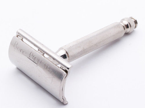 1956 B4 Gillette Ball End Tech 3 Piece Double Edge Safety Razor