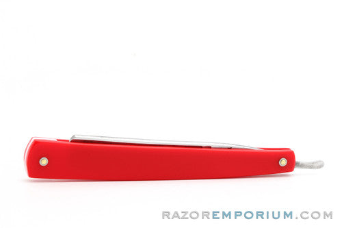 5/8" Larkin Round Point Red Scales Straight Razor | Germany