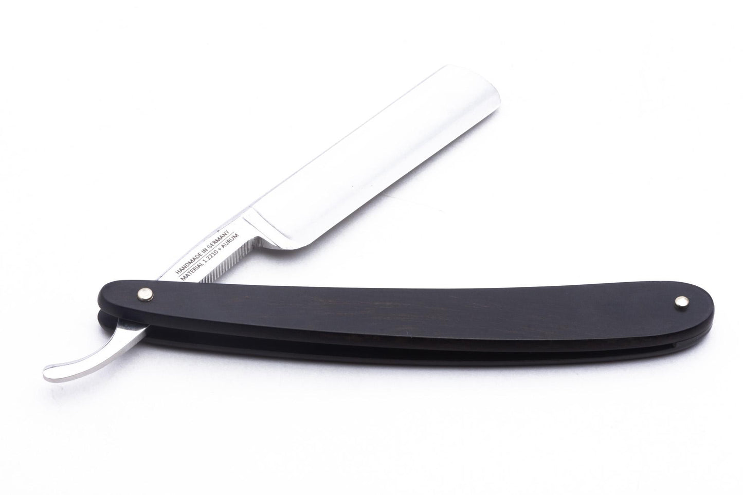 5/8 Dovo Astrale Full Hollow Straight Razor | Ebony Wood Scales