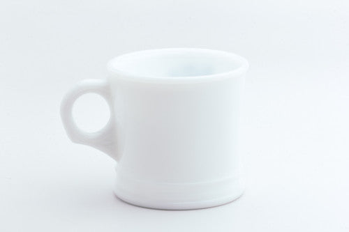 Surrey Milk Glass Shaving Mug - Cadillac 1903