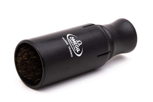 Omega Travel 614 Black Badger Shaving Brush