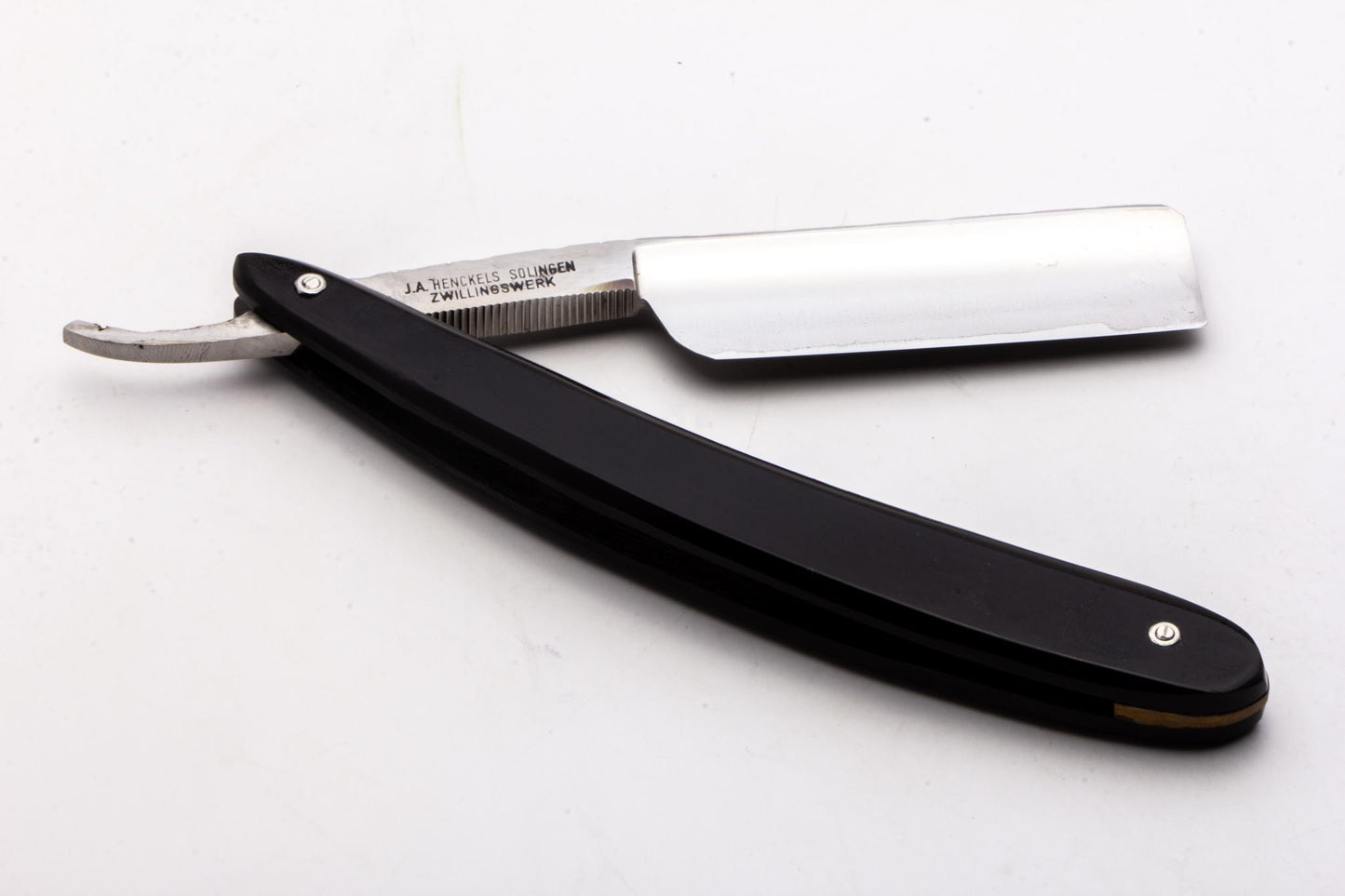 7/8" Vintage Restored J.A Henckles Friodur Inox Stainless Steel Straight Razor with Jimps