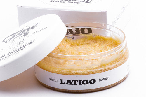 Fine Accoutrements |Latigo Shaving Soap In Tub