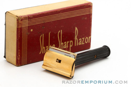 1940's Shake Sharp Single Edge Safety Razor in Box