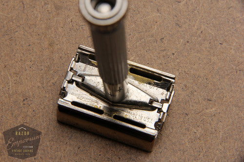 Gillette 1965 Blue Star Lady Gillette DE Safety Razor - K4