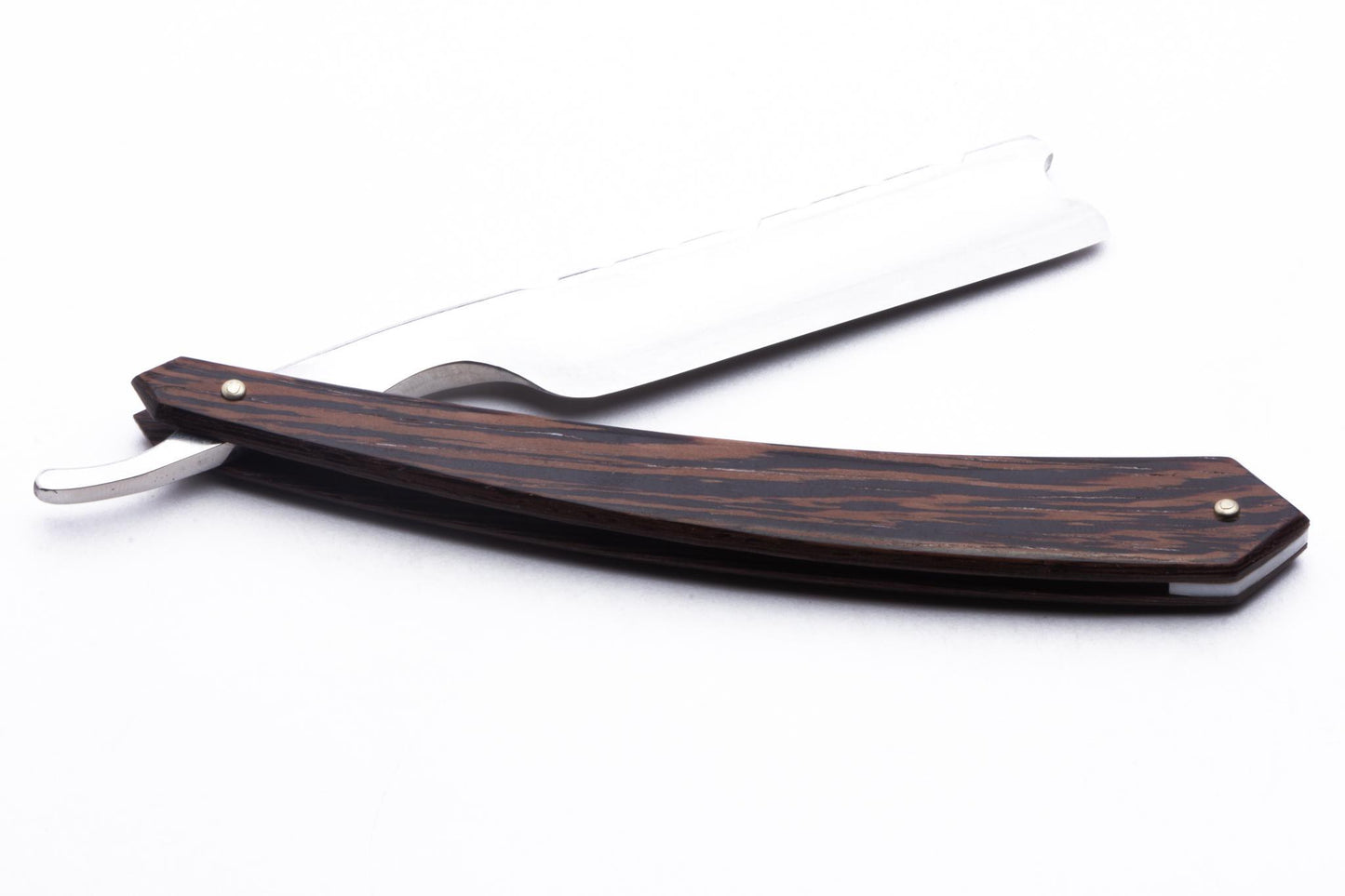 6/8" Gustave Lalune Straight Razor "English Archer" Wenge Scales
