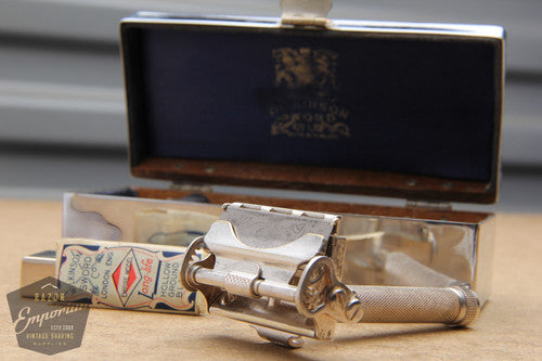 Wilkinson Sword Co. Wedge Style Safety Razor in Metal Box