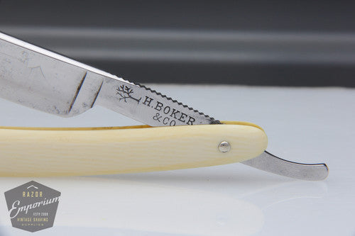 5/8" H. Boker & Co. "King Cutter" Straight Razor Half Hollow || Solingen, Germany