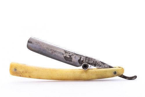 5/8" 366 Welmeister Nachscheiff Electric Silver Steel Straight Razor