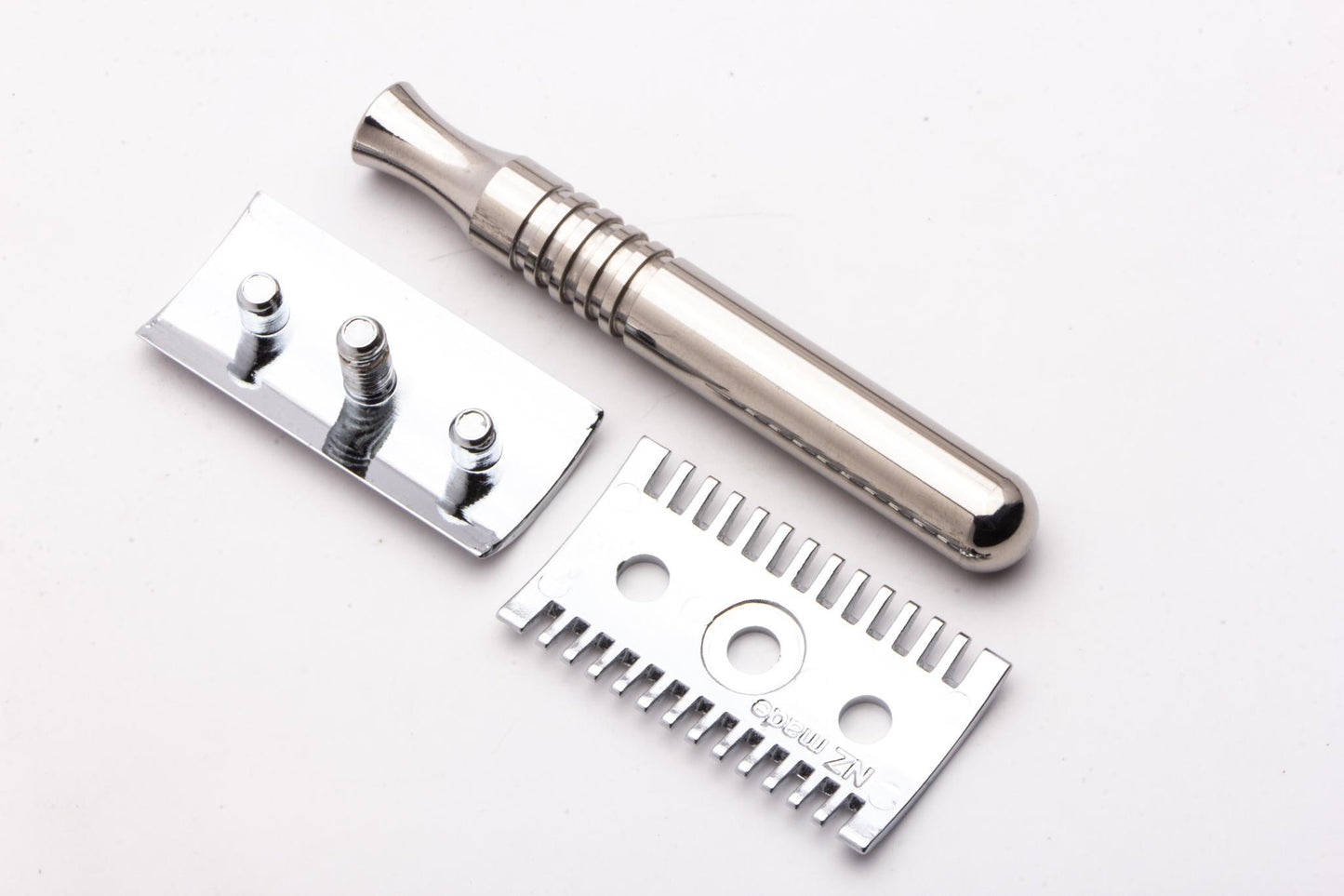 Three Peice Open Comb Double Edge Safety Razor | Made In New Zealand
